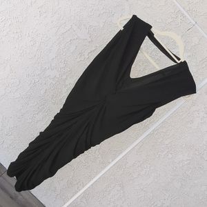 semiformal black dress